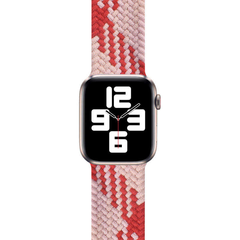 Watch Ultra 49mm Kordon Wiwu Braided Solo Loop Contrast Color Large Strap Kayış - 12 Watch Ultra 49mm Kordon Wiwu Braided Solo Loop Contrast Color Large Strap Kayış - 12